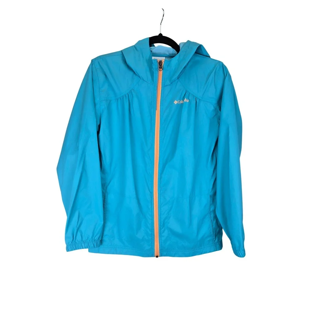 Columbia Girls Lightweight‎ Wind Jacket Size Large Outdoors Activewear Kidcore